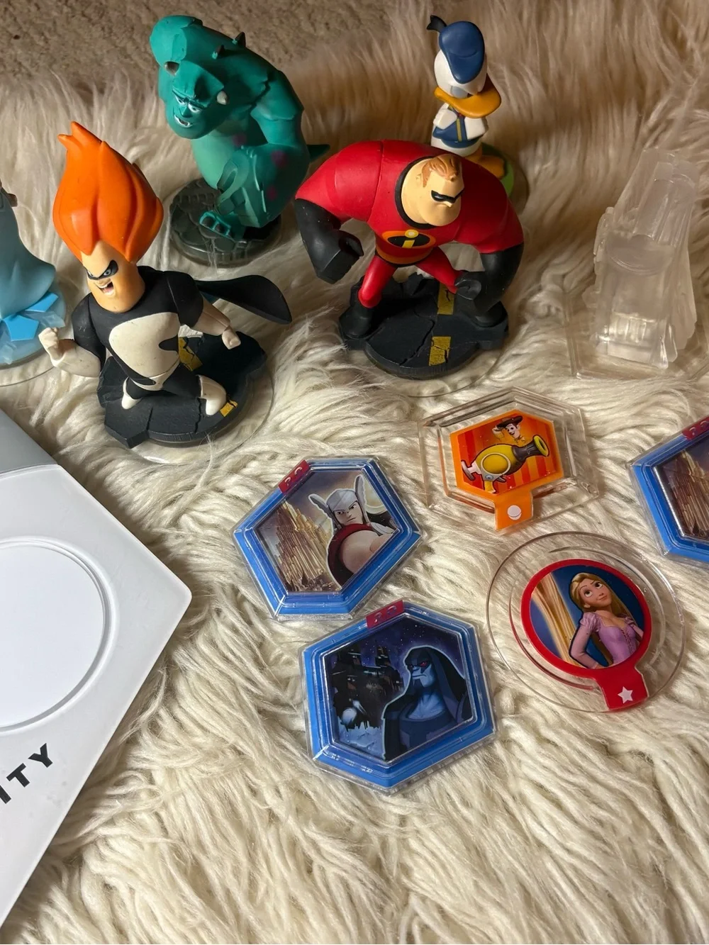 Disney Infinity Wii Game Figures Characters Portal Tiles Works Bundle Set Lot